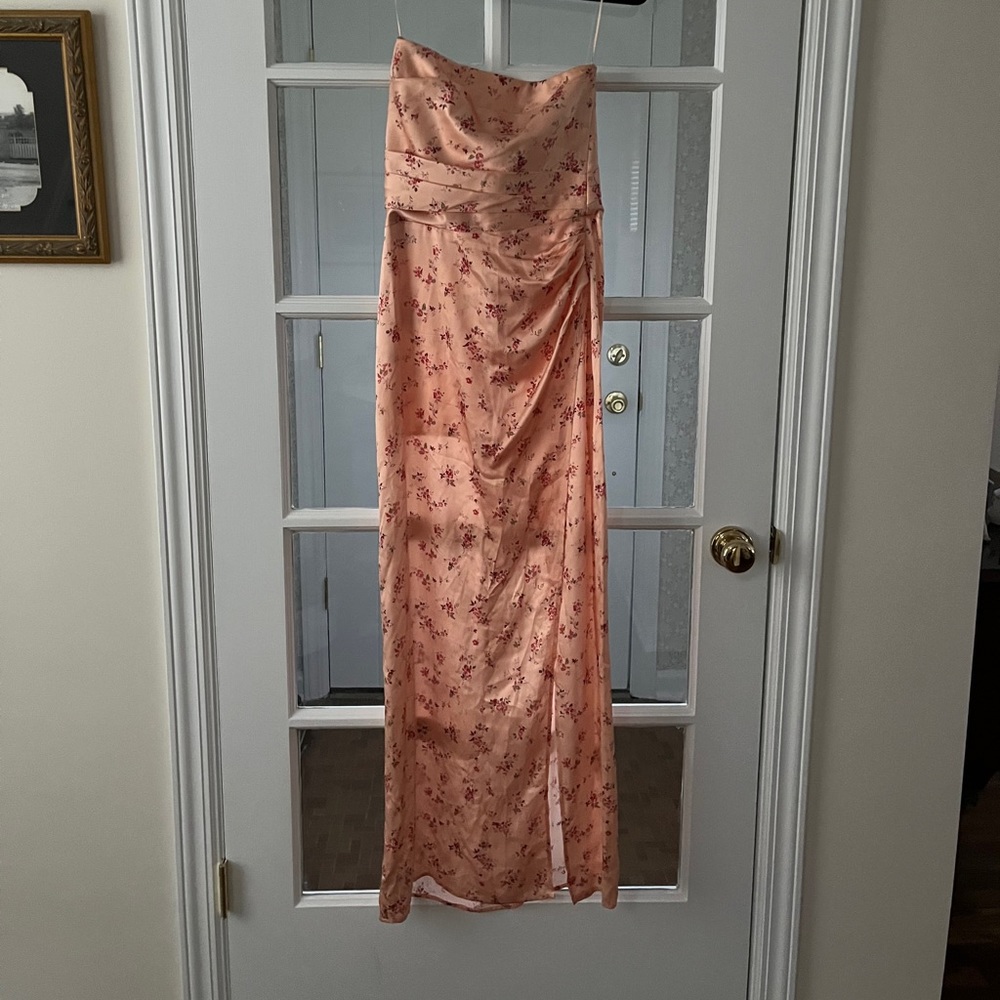 Reformation Barrow Silk dress